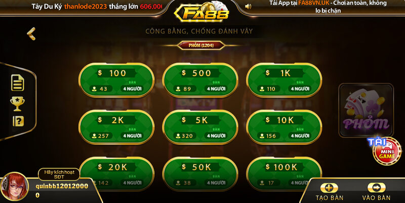 Tìm hiểu về game bài Phỏm Fa88