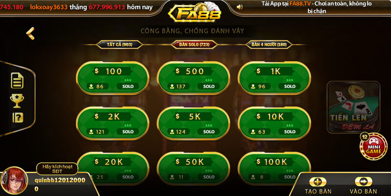Giới thiệu về game bài Tiến Lên Đếm Lá tại FA88