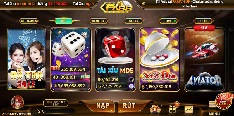 Giới thiệu về thế giới game FA88