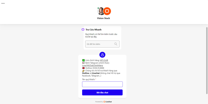 Các phương pháp liên hệ FA88 qua Livechat