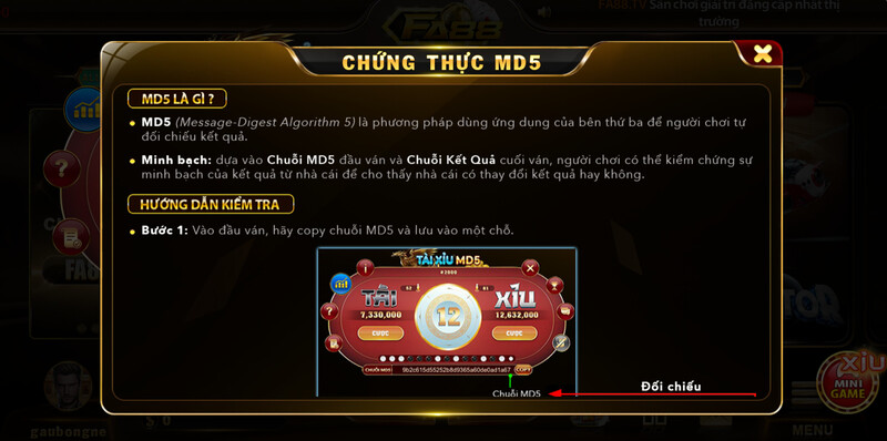 Cách chơi tài xỉu MD5 FA88